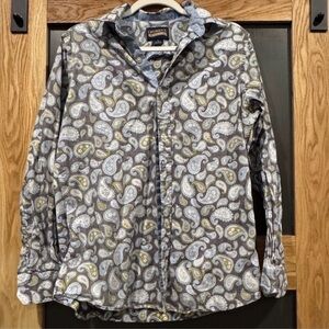 Cremieux Paisley Button-Down Shirt Medium